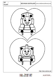 thomas-ve-arkadaşları boyama sayfaları